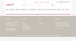 Desktop Screenshot of amor-schmuck.de