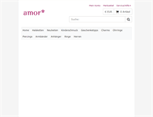 Tablet Screenshot of amor-schmuck.de